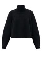 Matchesfashion.com Khaite - Denney Roll-neck Cashmere Sweater - Womens - Black