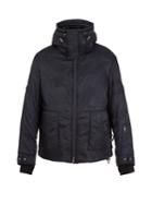 Neil Barrett Hooded High-neck Camouflage Ski Jacket