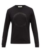 Mens Rtw 1017 Alyx 9sm - Cube Chain-logo Cotton-jersey T-shirt - Mens - Black