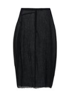 Matchesfashion.com Jil Sander - Pliss-knit Midi Skirt - Womens - Black