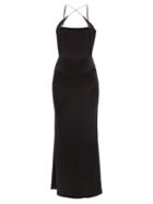 16arlington - Esteli Satin Dress - Womens - Black