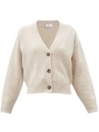 Matchesfashion.com Allude - Dropped-sleeve Cashmere Cardigan - Womens - Beige