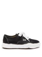 Mihara Yasuhiro - Baker Original Sole Calf-hair Trainers - Mens - Black