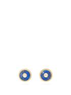 Matchesfashion.com Retrouvai - Compass Diamond, Lapis & Gold Stud Earrings - Womens - Blue