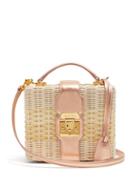 Matchesfashion.com Mark Cross - X Hvn Harley Small Wicker Basket Bag - Womens - Copper