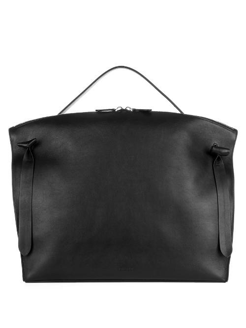 Jil Sander Hill Large Leather Tote