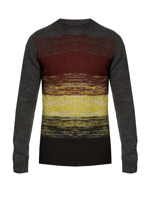 Bottega Veneta Dgrad-striped Wool-knit Sweater