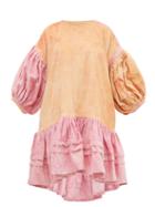 Matchesfashion.com Story Mfg - Verity Organic Cotton Corduroy Dress - Womens - Pink