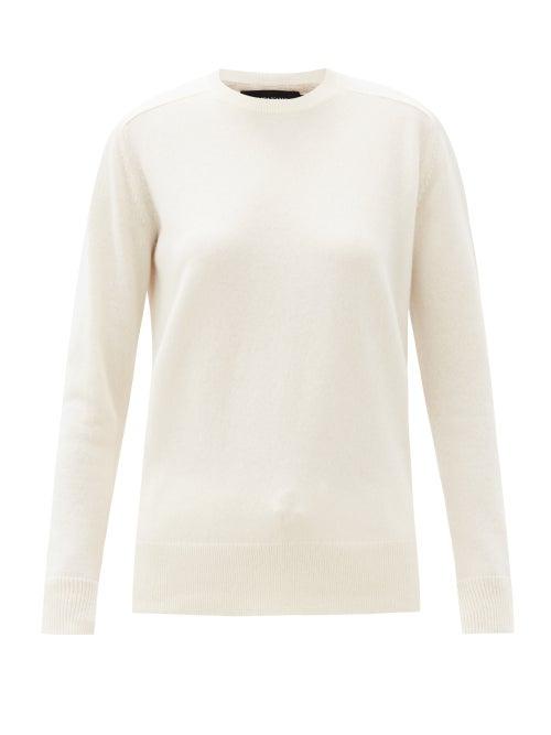 Matchesfashion.com Lisa Yang - Diana Round-neck Cashmere Sweater - Womens - Cream