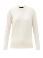 Matchesfashion.com Lisa Yang - Diana Round-neck Cashmere Sweater - Womens - Cream