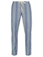 Matchesfashion.com Paul Smith - Striped Cotton Pyjama Trousers - Mens - Blue