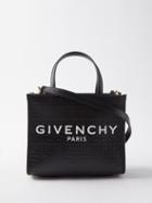 Givenchy - G-tote Mini Coated-canvas Cross-body Bag - Womens - Black