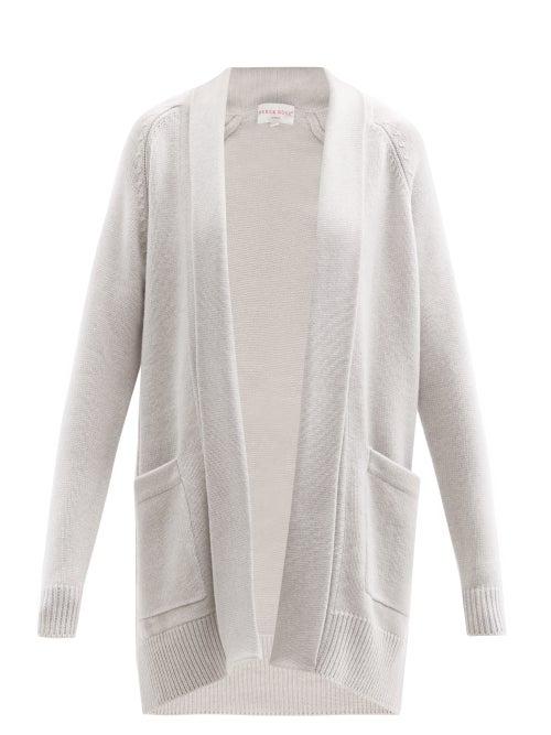 Ladies Lingerie Derek Rose - Nina Cashmere Cardigan - Womens - Light Grey