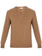 Boglioli V-neck Fine-knit Wool Sweater