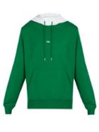 Matchesfashion.com Helmut Lang - Taxi Print Hooded Sweatshirt - Mens - Green White