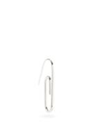 Matchesfashion.com Hillier Bartley - Paperclip White-gold Vermeil Single Earring - Womens - White Gold