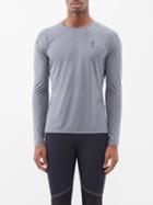 On - Performance Jersey Long-sleeved Top - Mens - Grey