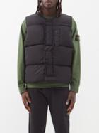 Stone Island - Logo-patch Nylon Down Gilet - Mens - Black