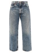 Matchesfashion.com Maison Margiela - Boyfriend-fit Straight-leg Jeans - Womens - Denim