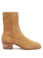 Matchesfashion.com Amiri - Square-toe Suede Ankle Boots - Mens - Brown