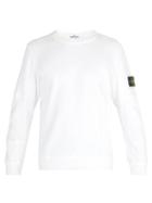 Matchesfashion.com Stone Island - Cotton Jersey Sweatshirt - Mens - White