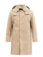 Matchesfashion.com Mackintosh - Dunoon Wool-lined Bonded-cotton Hooded Overcoat - Mens - Beige