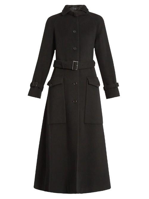 Joseph Aster A-line Brushed-fleece Coat