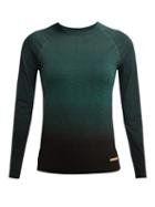 Matchesfashion.com Pepper & Mayne - Goddess Ombr Knit Stretch Performance Top - Womens - Dark Green