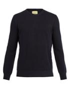 De Bonne Facture Crew-neck Knitted Linen-blend Sweater