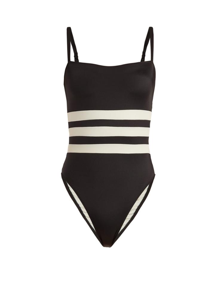 Solid & Striped X Re/done The Malibu Colour-block Swimsuit