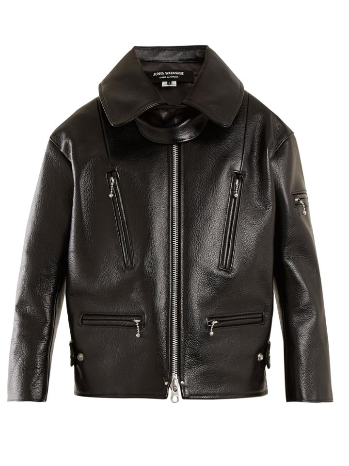 Junya Watanabe Grained-leather Jacket