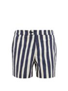 Matchesfashion.com Odyssee - Montauk Stripe-print Swim Shorts - Mens - Navy White