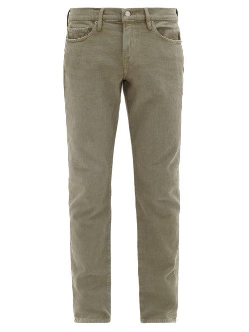 Matchesfashion.com Frame - L'homme Slim Leg Jeans - Mens - Khaki