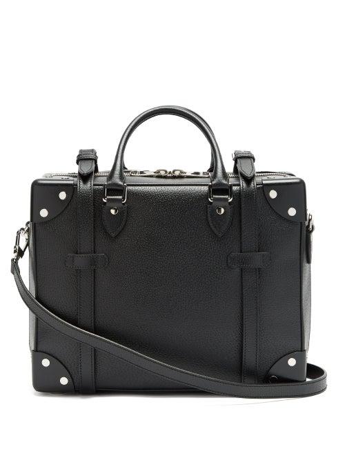 Matchesfashion.com Gucci - Gucci Gt Grained-leather Cross-body Bag - Mens - Black