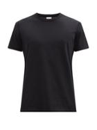 Mens Activewear Reigning Champ - Pima Cotton-jersey T-shirt - Mens - Black