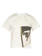 Matchesfashion.com Bianca Saunders - Gathered Cropped Cotton Blend T Shirt - Mens - Black Green