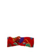 Matchesfashion.com Etro - Floral Print Silk Headband - Womens - Red