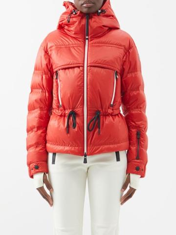 Moncler Grenoble - Theys Quilted Down Ski Jacket - Womens - Red