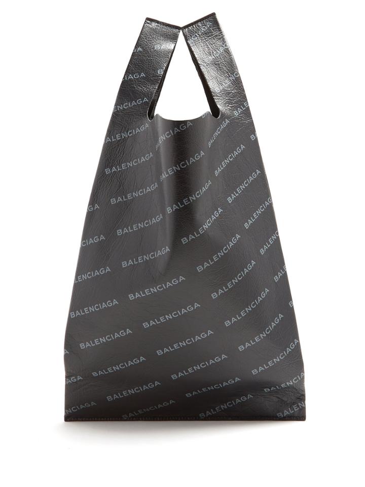 Balenciaga Logo-print Shopper Tote