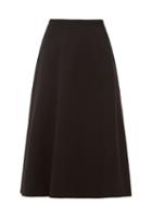 Matchesfashion.com Balenciaga - A Line Virgin Wool Gabardine Skirt - Womens - Black