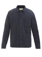 Folk - Assembly Garment-dyed Cotton-blend Jacket - Mens - Navy
