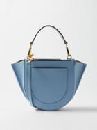 Wandler - Hortensia Mini Leather Cross-body Bag - Womens - Light Blue