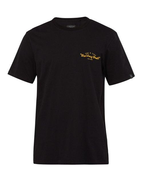 Matchesfashion.com Rag & Bone - The Very Best Cotton T Shirt - Mens - Black