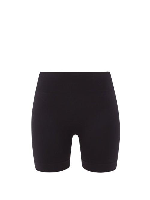 Matchesfashion.com Prism - Composed High-rise Stretch-jersey Cycling Shorts - Womens - Black