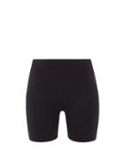 Matchesfashion.com Prism - Composed High-rise Stretch-jersey Cycling Shorts - Womens - Black