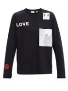 Matchesfashion.com Burberry - Montage-print Long-sleeved Cotton-jersey T-shirt - Mens - Black