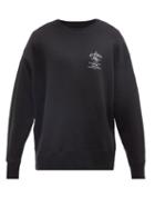 Givenchy - Crest-print Cotton-jersey Sweatshirt - Mens - Black