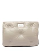 Matchesfashion.com Maison Margiela - Glam Slam Quilted Leather Pouch - Womens - Grey