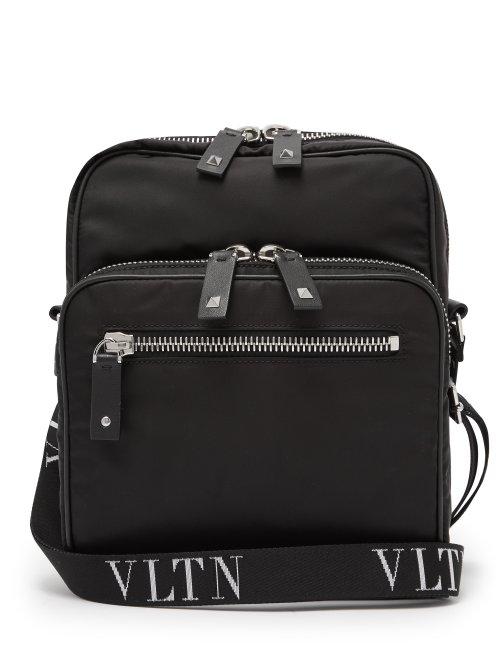 Matchesfashion.com Valentino - Vltn Cross Body Bag - Mens - Black