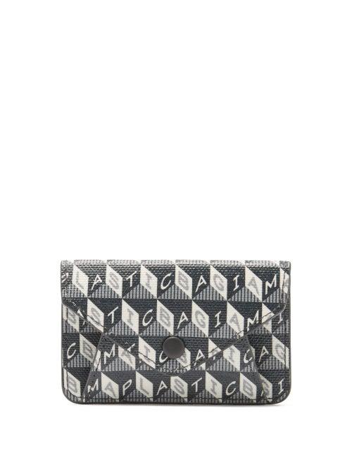 Matchesfashion.com Anya Hindmarch - I Am A Plastic Bag Recycled-canvas Adhesive Purse - Womens - Grey White